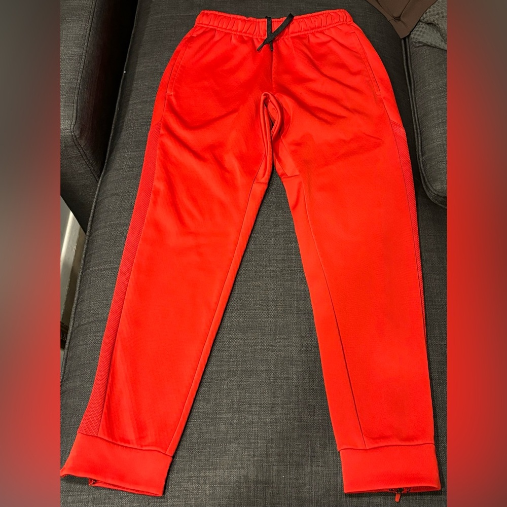 Nike Therma-Fit Training Pants Color Red Size Small Unisex